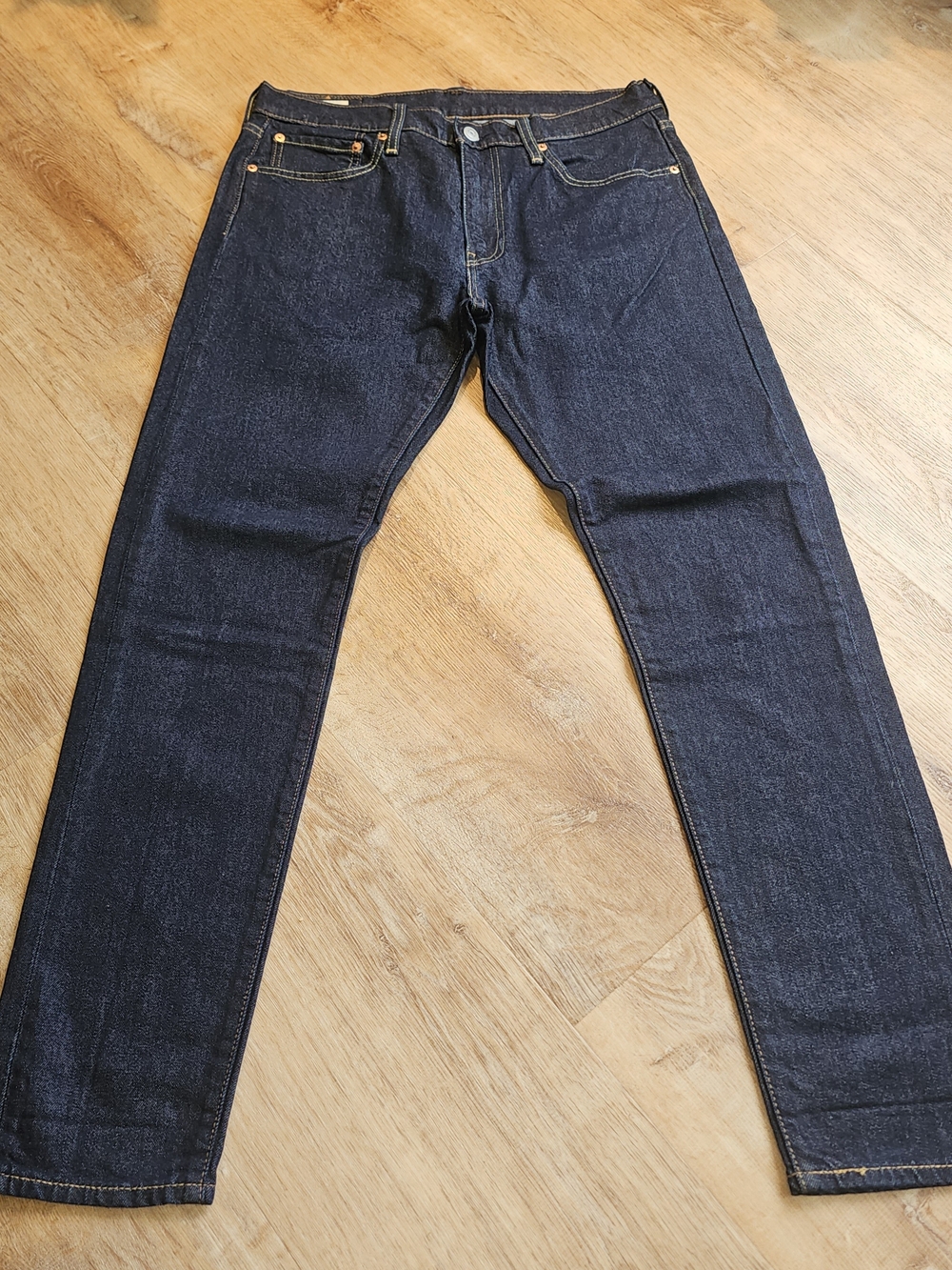 Levi's Premium 512 Slim Taper Jeans Dark Wash Denim 33x32 Mens NWOT
